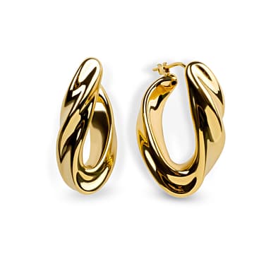 Серьги из серебра без вставки