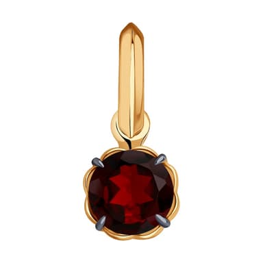 Подвеска из Золота 585 с гранатами