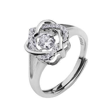 Кольцо из серебра 925 с кубическим цирконием