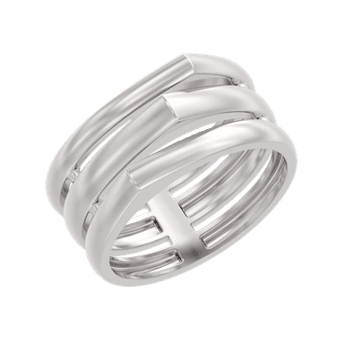 Кольцо из серебра 925 без вставки