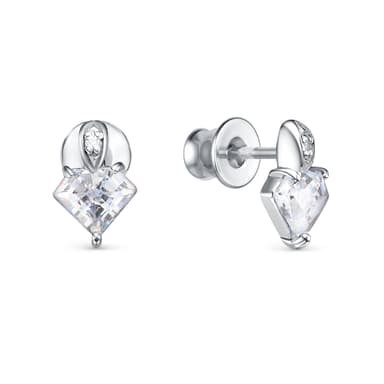 Серьги из серебра 925 с кристаллами swarovski