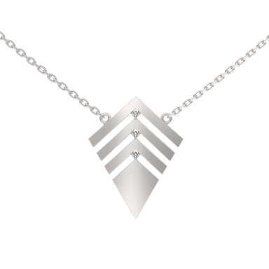 Колье из серебра 925 без вставки