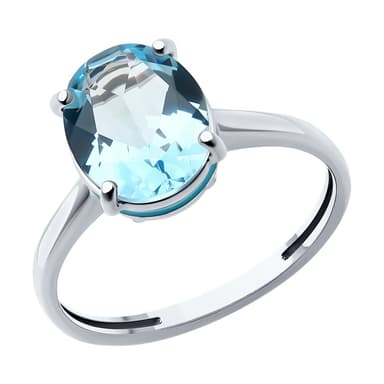 Кольцо из Золота 585 с топазами