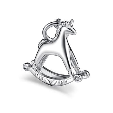 Подвеска из серебра 925 с фианитами