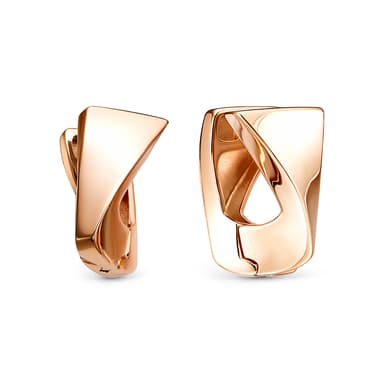 Серьги из золота 585 без вставки