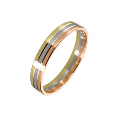 Кольцо обручальное из золота 585 без вставки