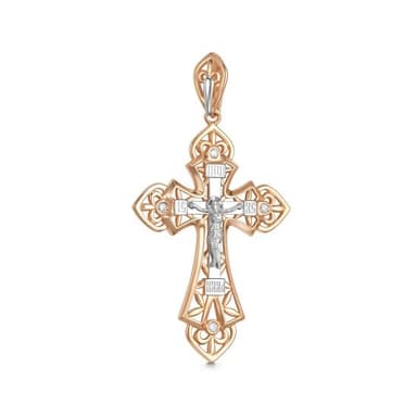 Подвеска из золота 585 с бриллиантами