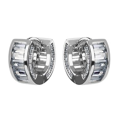 Серьги из серебра 925 с кубическим цирконием