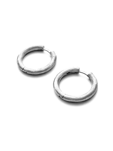 Серьги из серебра 925 без вставки