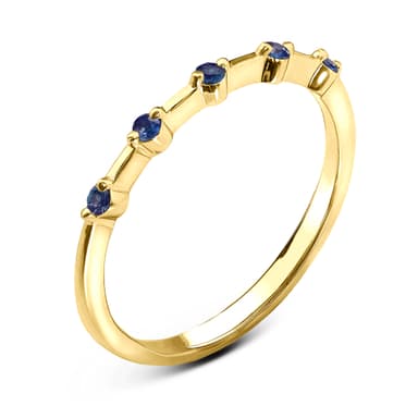 Кольцо из золота 585 с  сапфиром