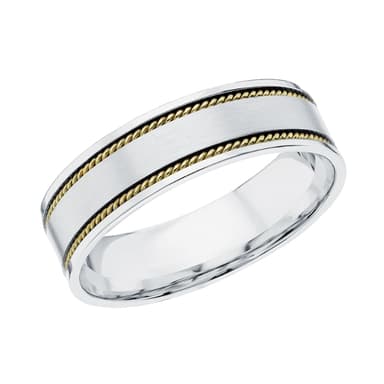 Кольцо обручальное из золота без вставки