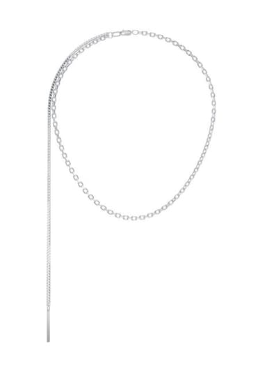 Колье из серебра 925 без вставки