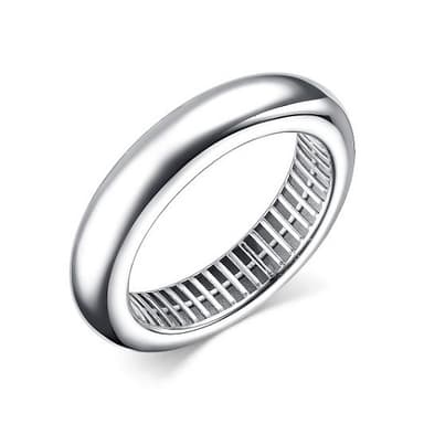 Кольцо из серебра 925 без вставки