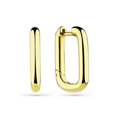 Серьги из золота 585 с без вставки