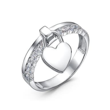 Кольцо из серебра 925 с фианит