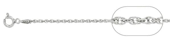 Колье из серебра без вставки