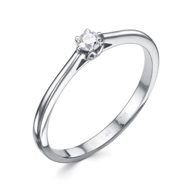 Кольцо из золота 585 с бриллиантом