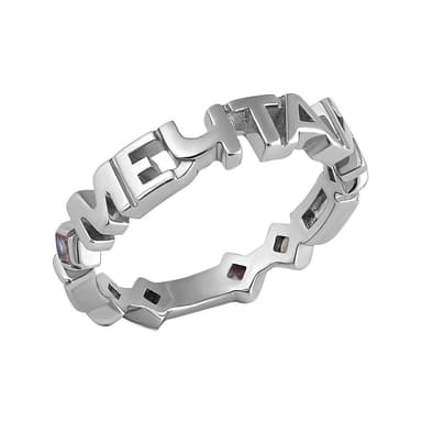 Кольцо из серебра без вставки