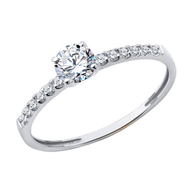 Кольцо из Золота 585 с фианитами