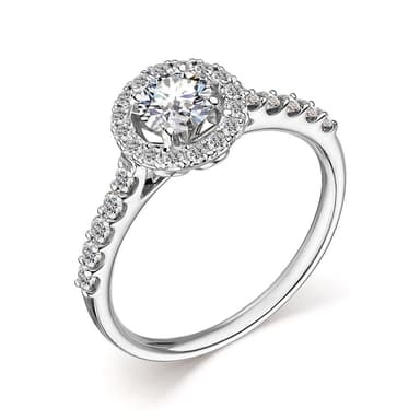 Кольцо из золота 585 с бриллиантом