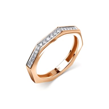 Кольцо из золота 585 с бриллиантом