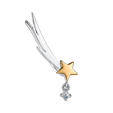 Серьги из серебра 925 с кристаллами swarovski