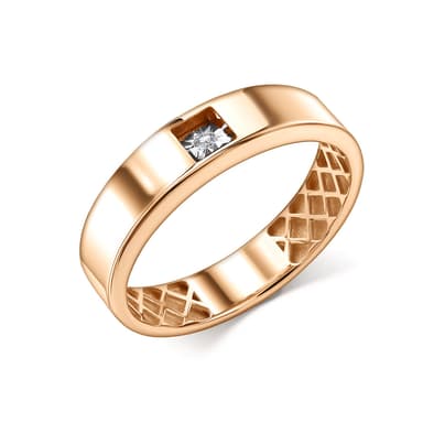 Кольцо из золота 585 с бриллиантами