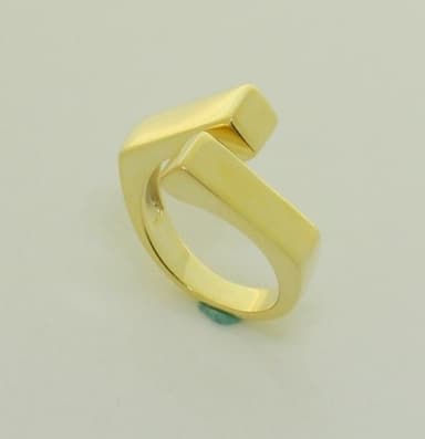 Кольцо из серебра 925 без вставки