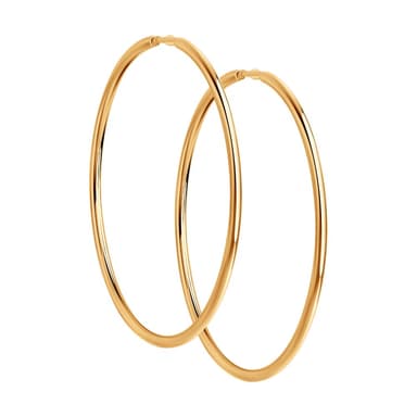 Серьги из золота 585 без вставки