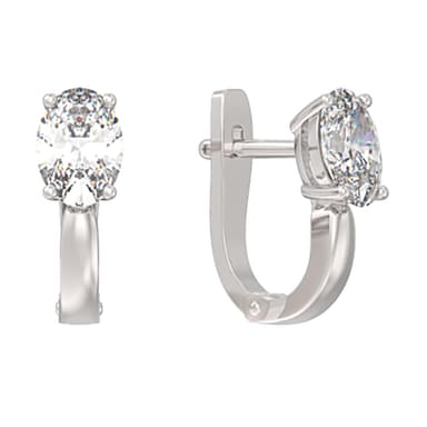 Серьги из серебра 925 с фианит