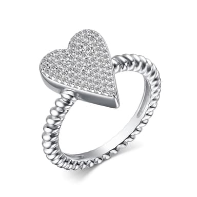 Кольцо из серебра 925 с кубическим цирконием