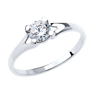 Кольцо из золота 585 с фианитами