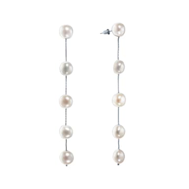 Серьги из серебра 925 с жемчугом