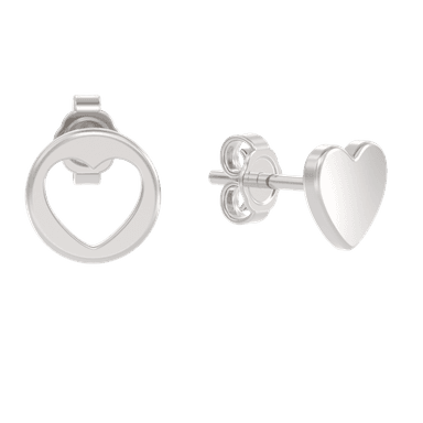 Серьги из серебра 925 без вставки