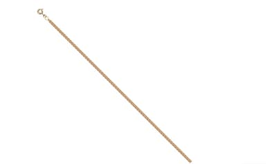 Цепь полновесная из золота 585 без вставки