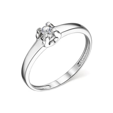 Кольцо из золота 585 с бриллиантами