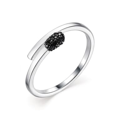 Кольцо из серебра 925 с кубическим цирконием