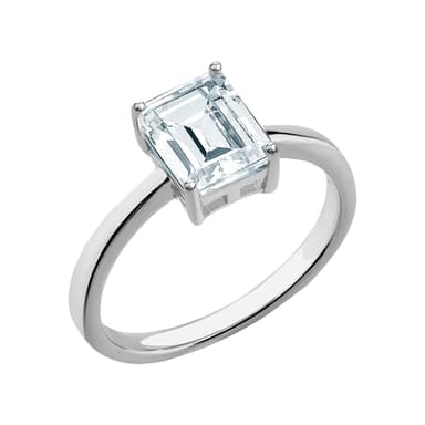 Кольцо из серебра 925 с кубическим цирконием