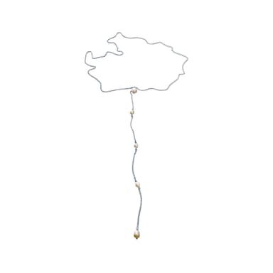 Колье из серебра 925 с жемчугом