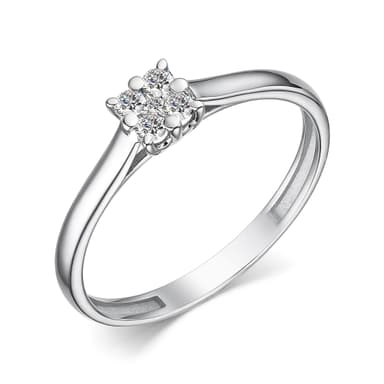 Кольцо из золота 585 с бриллиантами