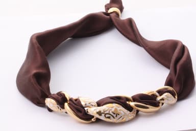 Колье из серебра 925 с эмалью