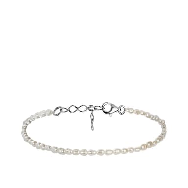 Браслет декоративный из серебра 925 с жемчугом