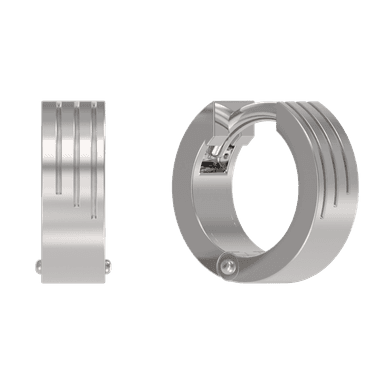 Серьги из серебра 925 без вставки