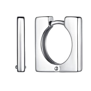 Серьги из серебра 925 без вставки