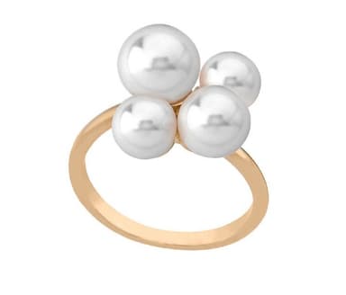 Кольцо из серебра 925 с жемчугом