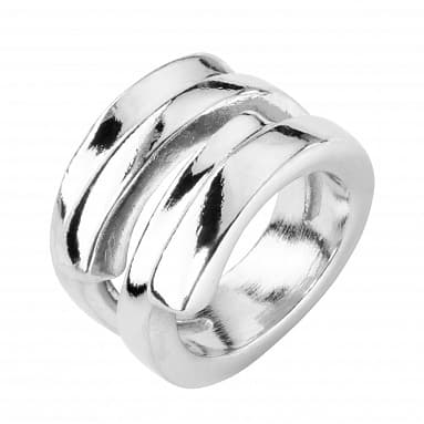 Кольцо из бижутерный сплава без вставки