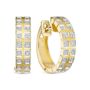 Серьги из золота 585 с бриллиантами