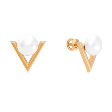 Серьги из золота 585 с жемчугом