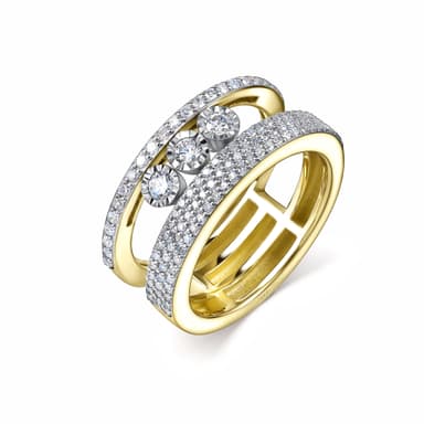 Кольцо из золота 585 с бриллиантом