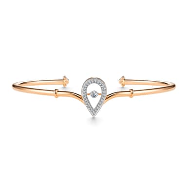 Браслет декоративный из золота 585 с бриллиантом